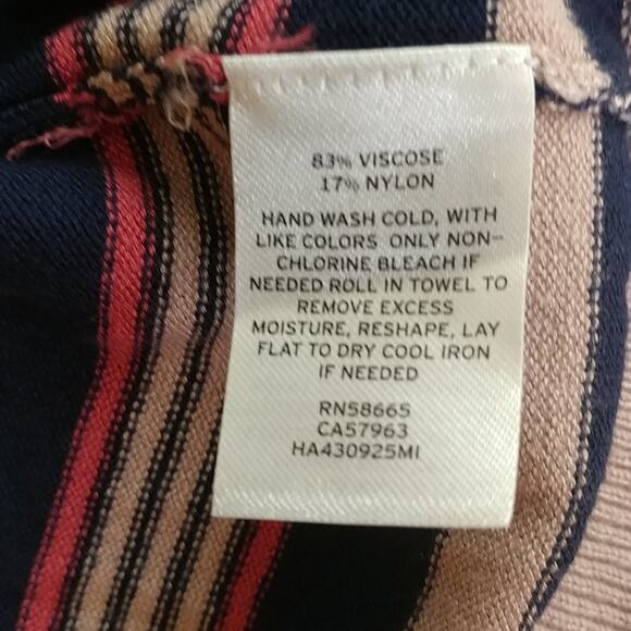 Halogen Striped Cardigan Size Petite Large - Picture 5 of 5